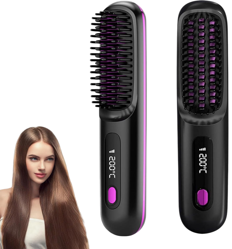 Cepillo alisador™  de pelo inalámbrico