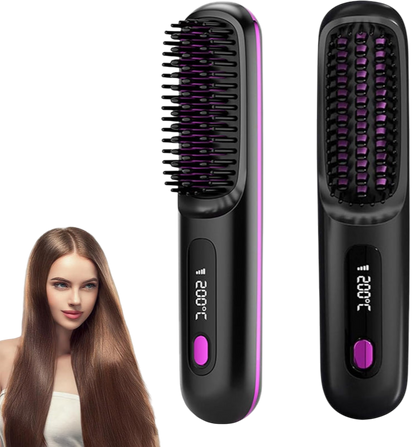 Cepillo alisador™  de pelo inalámbrico